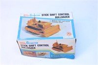 Vintage Battery Operated Stick Control Bulldozer