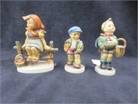 3PC HUMMEL FIGURINES 4"T