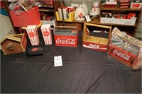 Coca- Cola Crates , popcorn boxes and