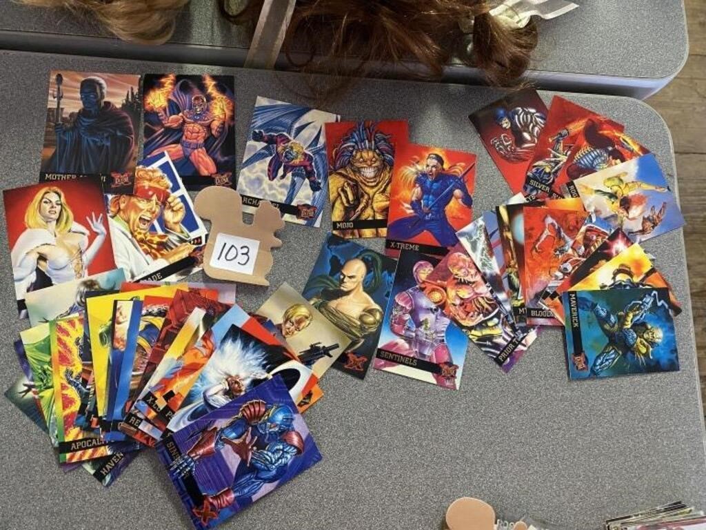 X-Men/marvel collector cards