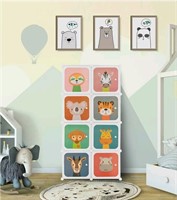 Costway 8-Cube Kids Wardrobe Baby Dresser