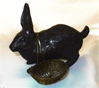 Solid Brass Working Bunny