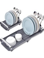 ( New ) TOOLF Expandable Dish Rack, Compact Dish