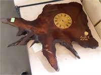 Wooden Clock  To Mother 1970 s Missing Hands