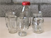 Jars, Glasses, etc.