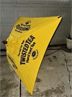 NEW LARGE TWISTED TEA QUALITY OUTDOOR UMBRELLA