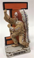 Chief Illini Whiskey Decanter Number 4