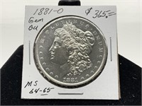 1881-O Morgan Silver Dollar