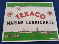 New Porcelain "Texaco Lube" Advertising Sign