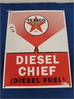 New Porcelain "Texaco Diesel" Advertising Sign