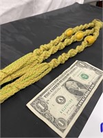 VIntage Macrame - Yellow