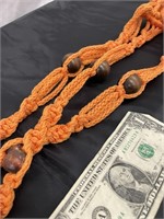 Vintage Macrame - Orange