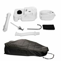 SERENELIFE PORTABLE CAMPING SINK WITH TOWEL