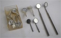 LOT OF DENTAL HAND MIRRORS