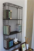 Wire Bookshelf