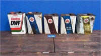 5 X AUST. OIL CANS INCLUDE