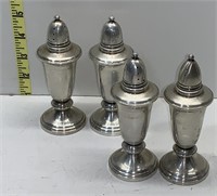 STERLING SALT AND PEPPERS PEDESTAL WEIGHTED BASES