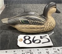 Signed Boyd Wooden Duck Decor
