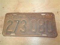 1935 INDIANA LICENSE PLATE