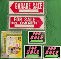 “For Sale” yard sign kits (6 signs)
