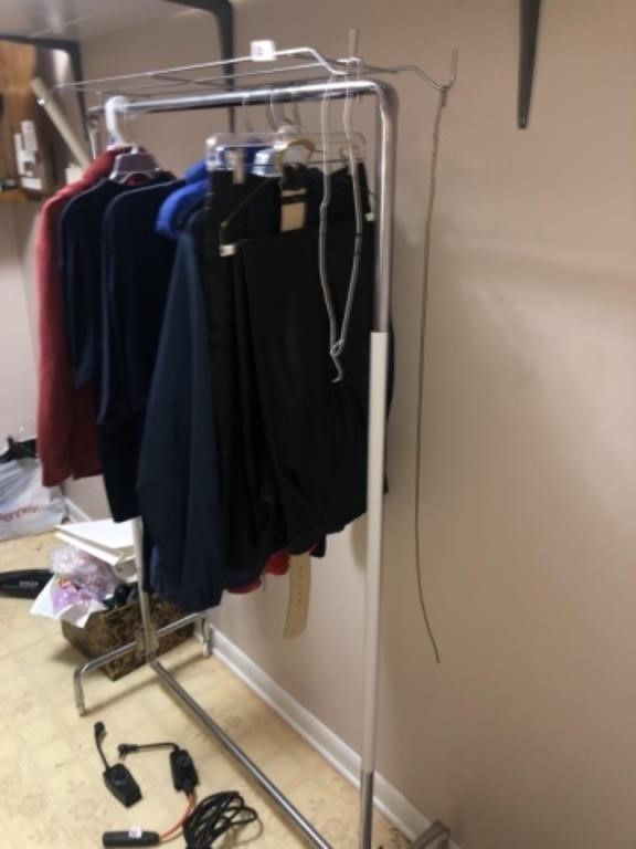 Laundry Room Clothes Rack