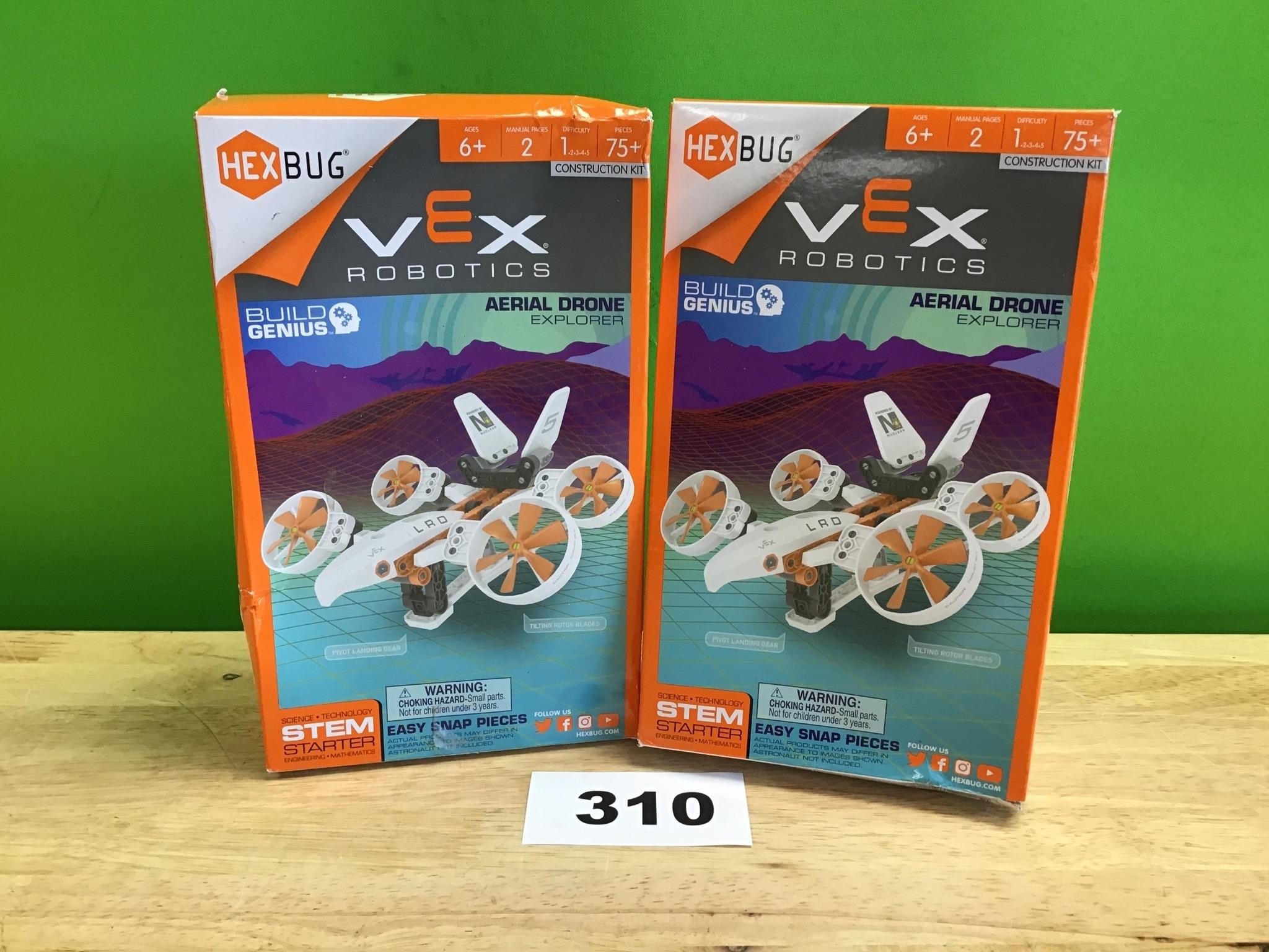 HexBug Vex Robotics Aerial Drone lot of 2