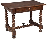 FRENCH LOUIS XIII STYLE WALNUT DESK OR TABLE