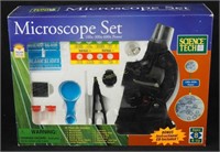 100-600 X Science Tech Microscope Set In Box