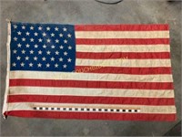 Vintage 49 star American flag cloth