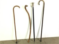 4 Canes - Walking Sticks