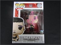 RHEA RIPLEY SIGNED WWE FUNKO POP RCA COA