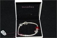 Ladies authentic Pandora Bracelet, 3 Pandora