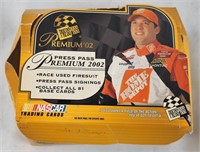 2002 Press Pass Premium Race Cards 75 Pcs W Box