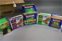 (5) Girl Scout Product boxes & Cookie Carton