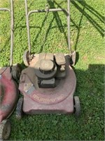 TWO MURRAY LAWNMOWERS, 9 PIECES OF UNDERGROUND
