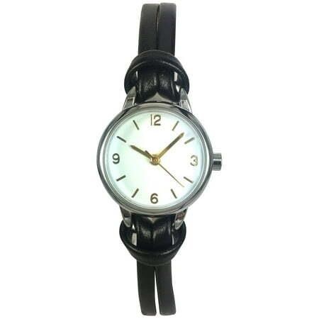 Time and Tru Women's White Dial Wristwatch