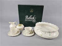 Vintage Belleek 9" Dalriada Fruit Bowl & More!