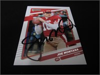 Joe Montana Signed Trading Card RCA COA