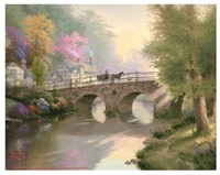 Hometown Bridge by Thomas Kinkade