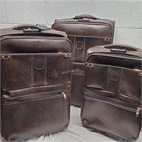 Leather Luggage Set   - YA