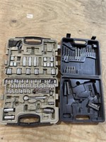 LOT OF 2 PARTIAL SOCKET AND BIT SETS