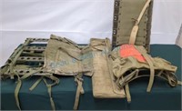 Military backpacks and frames
