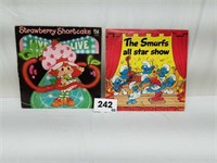 Strawberry Shortcake and Smurfs LP Album