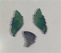 Hand Carved Stone Wings