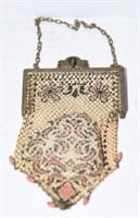 Vintage German ladies beaded change purse