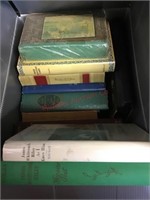 BOX W/ JAMES WHITCOMB RILEY BOOKS BOX W/ JAMES WHI