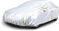 Basics Weatherproof Car Cover, PEVA With Cotton,