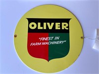 Oliver "Finest in Farm Machinery" Sign