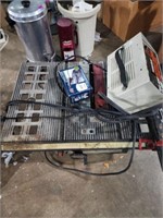 Battery charger 10" table saw
