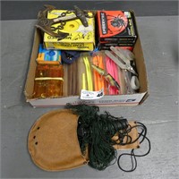 Folding Fishing Net, Spiderwire Line, Lures - Etc